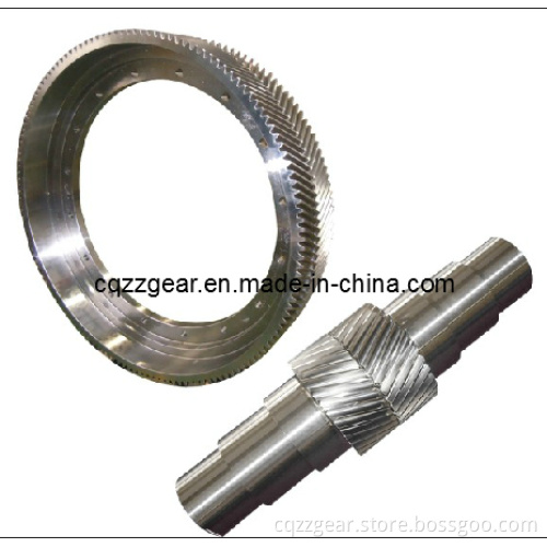 Herringbone Gear and Gear Shaft for Oil Slurry Pump